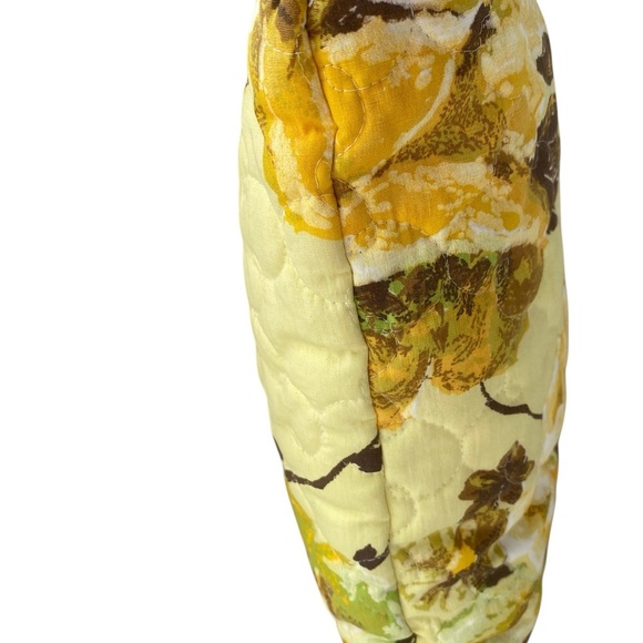 Vintage Handmade Repurposed Quilted Throw Pillow - Picture 2 of 9